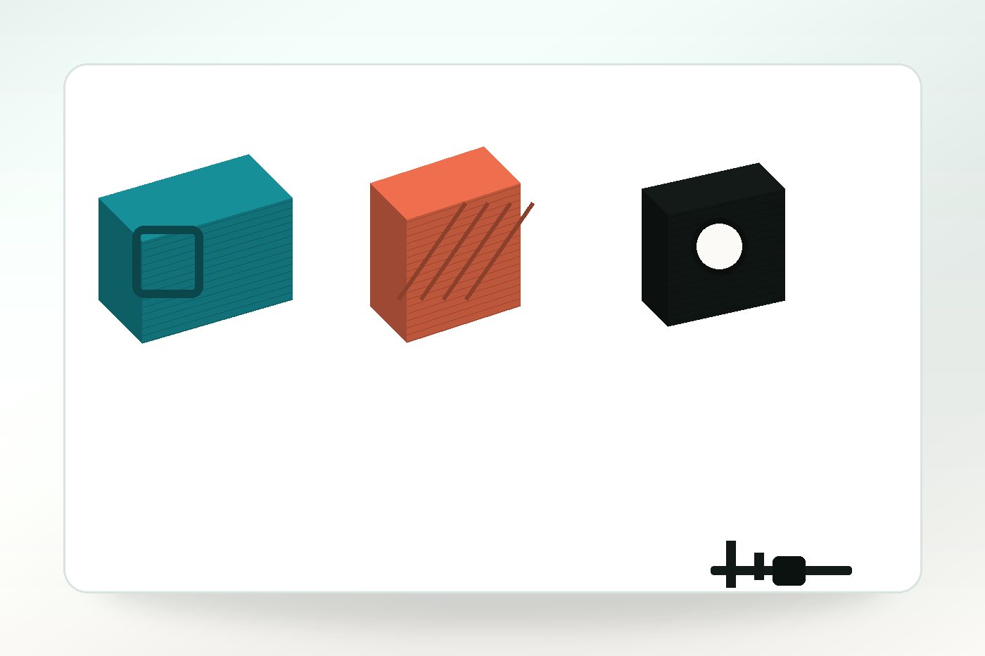 Printed drilling guide and assembly fixture examples on a bench
