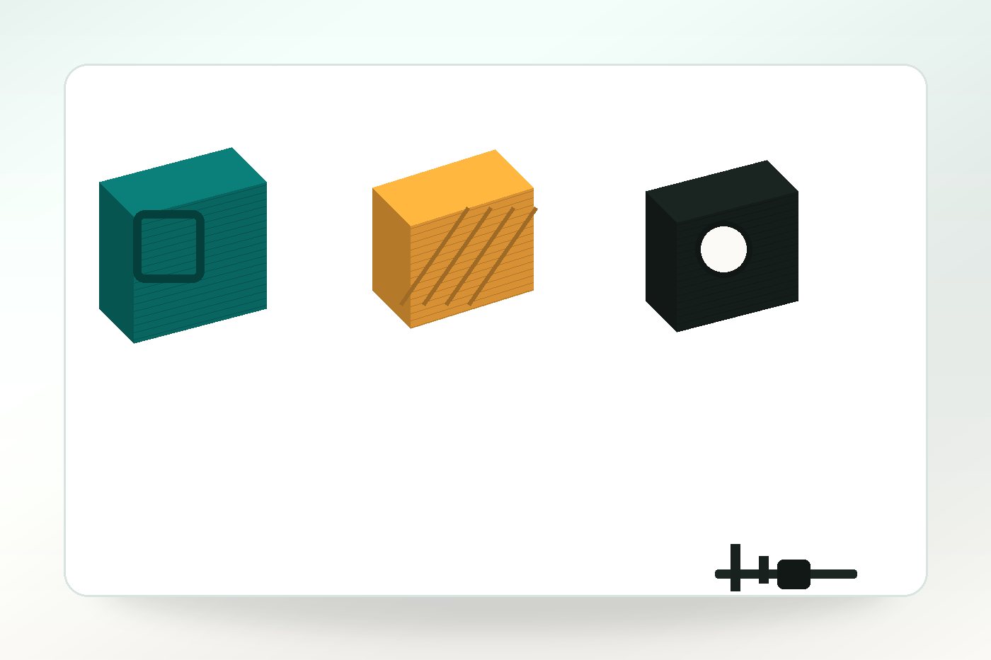 Decision-style 3D print samples for choosing the right service route
