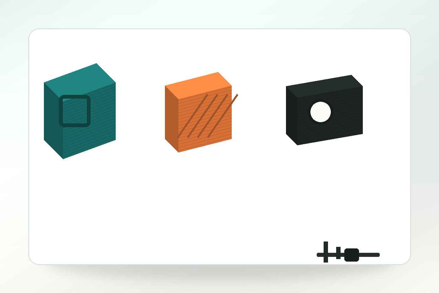 Product trial print set arranged for review and packaging